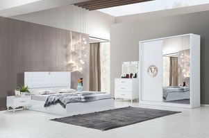 New Versac White Yatak Odası