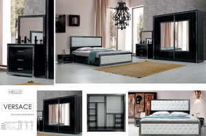 Versac Black Yatak Odası