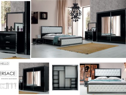 Versac Black Yatak Odası